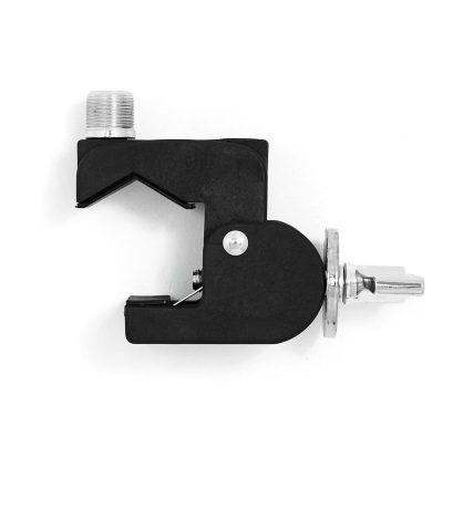 Gibraltar Adjustable Clamp for Microphone Gooseneck, Multi-Mount Drum Hardware Mic Holder, with Quick Release Function, Fits Round or Square Tubes and Hoops (SC-MMMC)