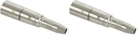 Amazon Basics 1/4 Inch Balanced Female to XLR Male Adapter, silver