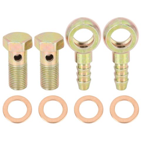 X AUTOHAUX 10mm Banjo Hose Barb Bolt Fittings Banjo Bolt Washer for Car