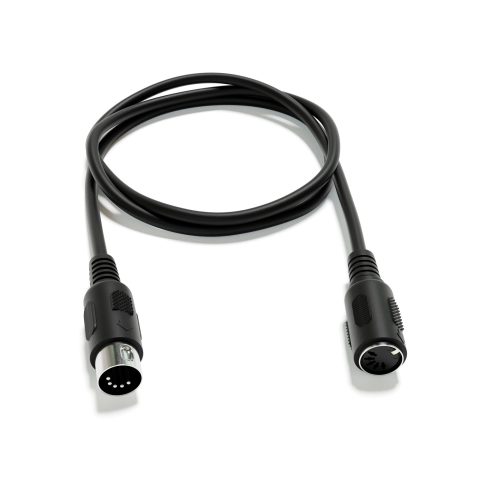 ExcelValley – MIDI Extension Audio Cable – 5 Pin DIN – Male to Male/Female [Male to Female | 100 cm – 39.37″]