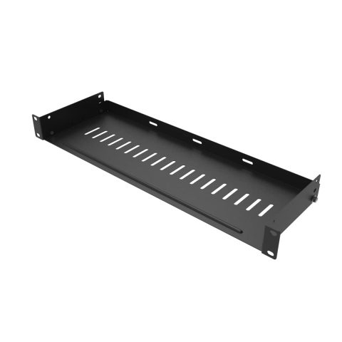 JINGCHENGMEI 1U Disassembled Vented Rack Shelf Universal Rack Tray No Lip