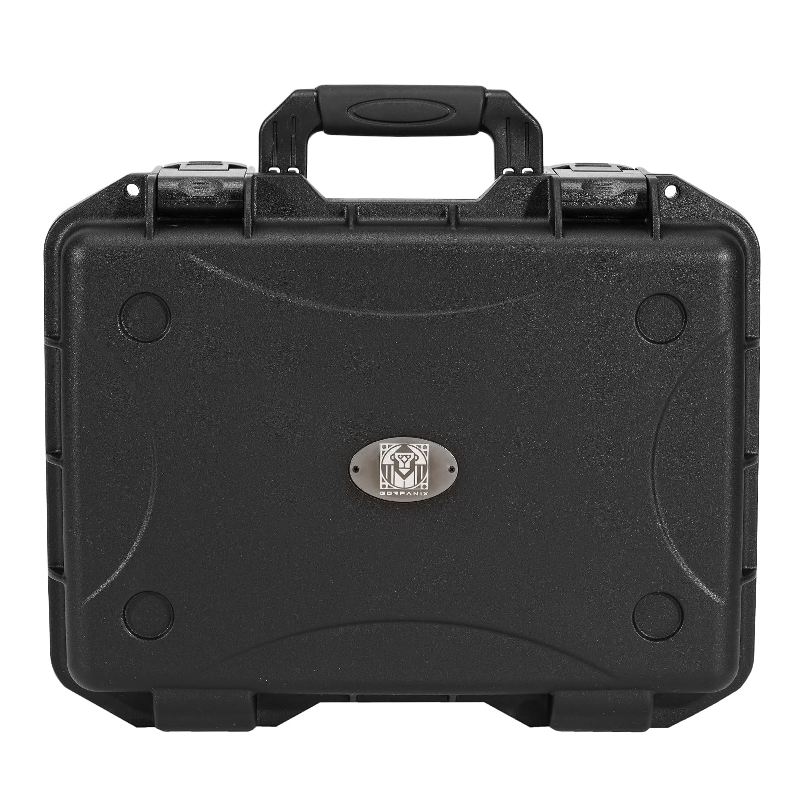 Waterproof Hard Case with Foam 16.5 x 13 x 6.9 Inch, IP67 Hard Storage Case with Customizable Foam Insert, Protective Storage Case for Microphone, Camera, Electronics, Drone, Tools & Equipment