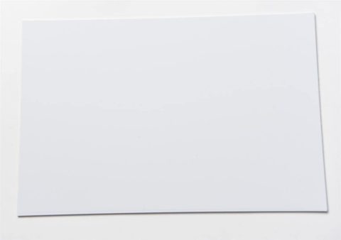 Dopro Uncut 11″x17″ DIY Blank Guitar Bass Pickguard Material Sheet Scratch Plate Material Sheet 29x43cm White 1Ply (Cut Your Own Pickguard)