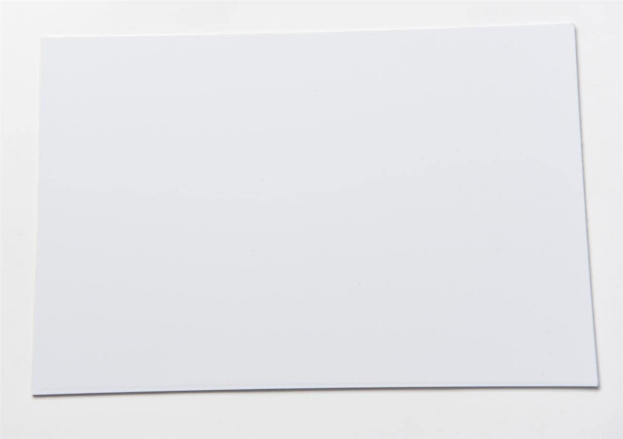 Dopro Uncut 11″x17″ DIY Blank Guitar Bass Pickguard Material Sheet Scratch Plate Material Sheet 29x43cm White 1Ply (Cut Your Own Pickguard)