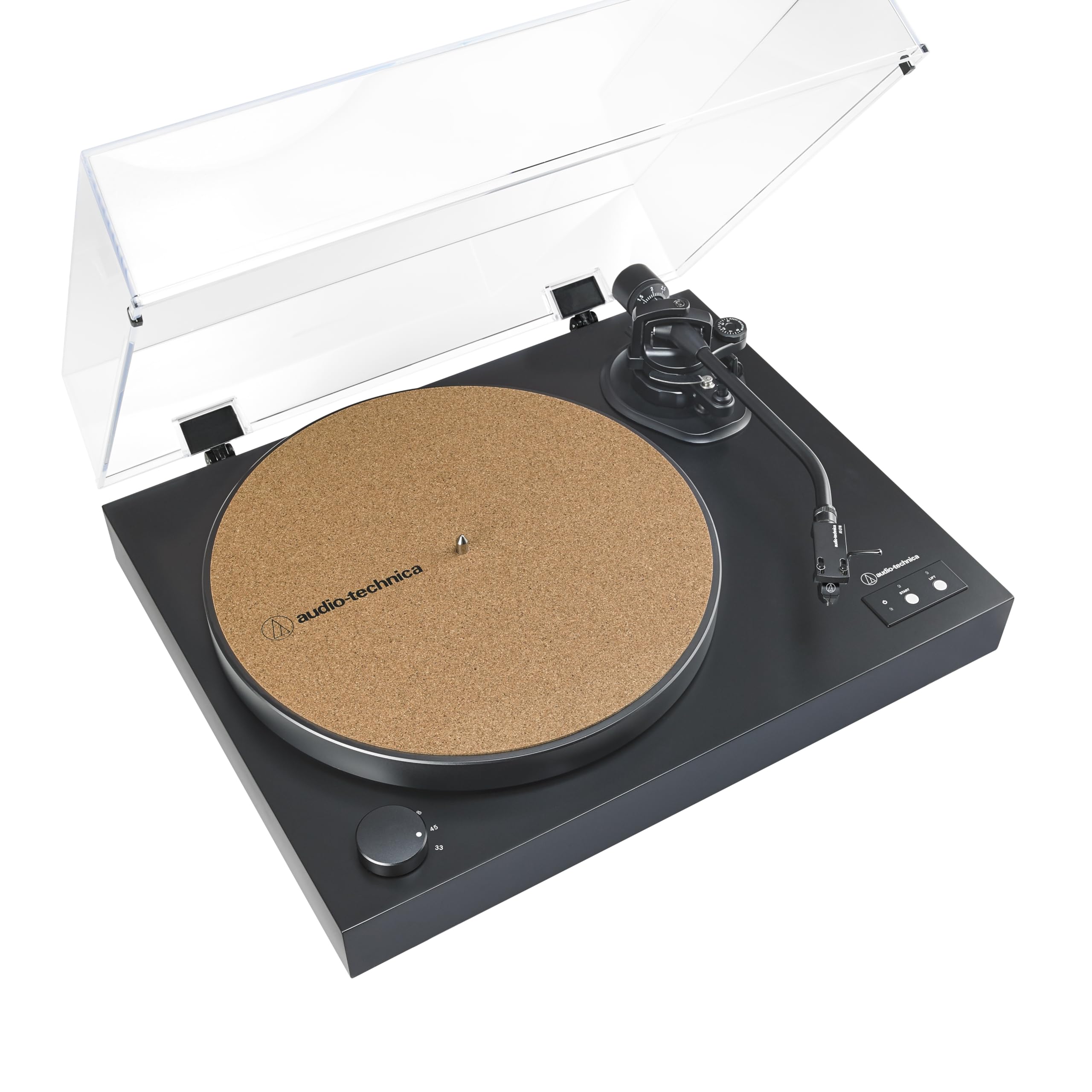 Audio-Technica AT-SMC1 Cork Turntable and Record Player Slipmat for Reduced Resonance, Clearer Sound, 1.6 mm Thick