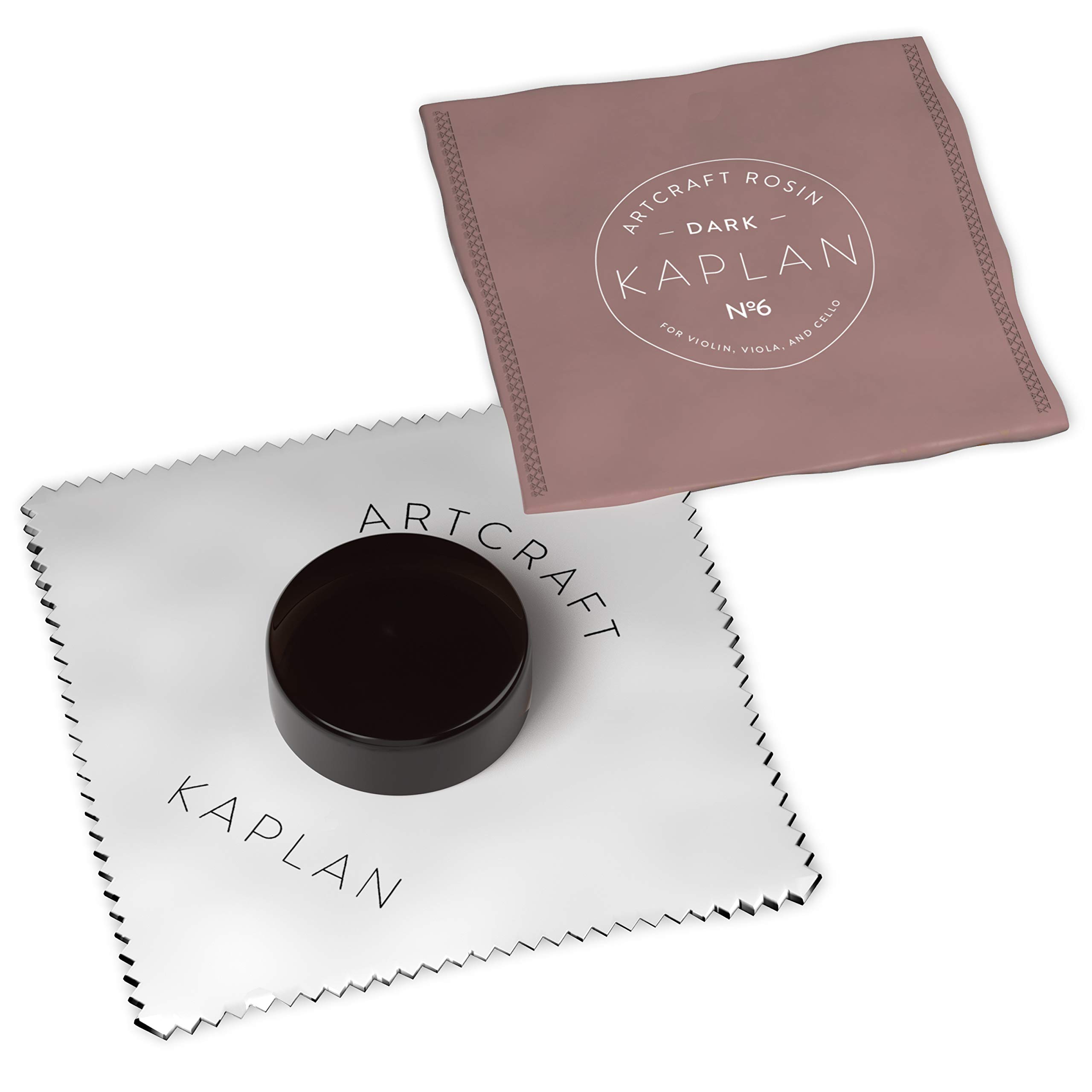 D’Addario KACR7 Violin Rosin – Cello Rosin – Kaplan Artcraft Rosin Violin, Dark No. 7