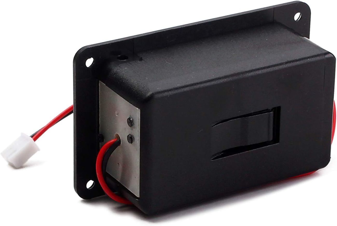 2PCS Guitar Pickup Battery Box 9V Battery Box Case Cover Holders for Guitar Bass Pickup Black