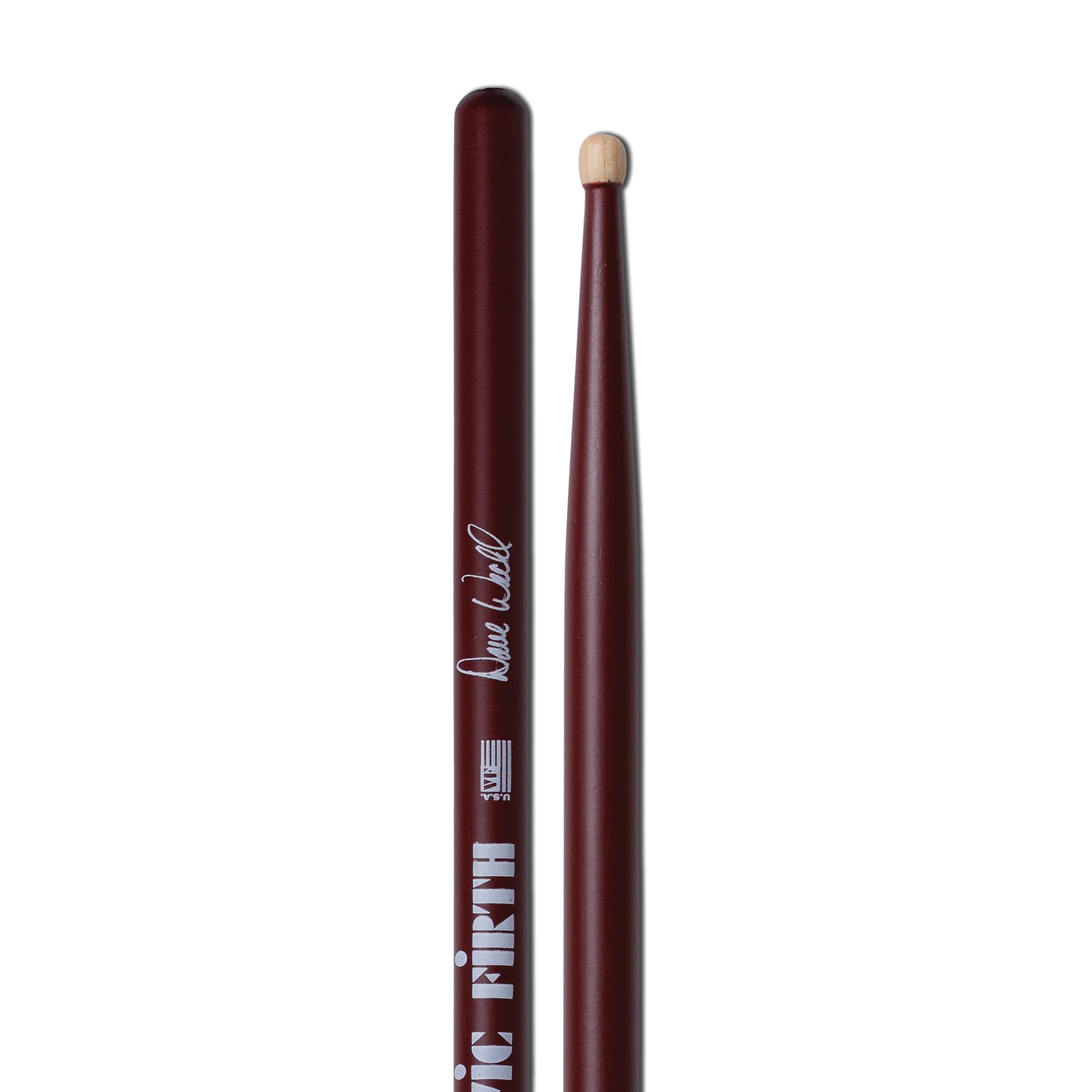 Vic Firth Signature Series Dave Weckl Drumsticks – 3-Pack Bundle with Austin Bazaar Polishing Cloth