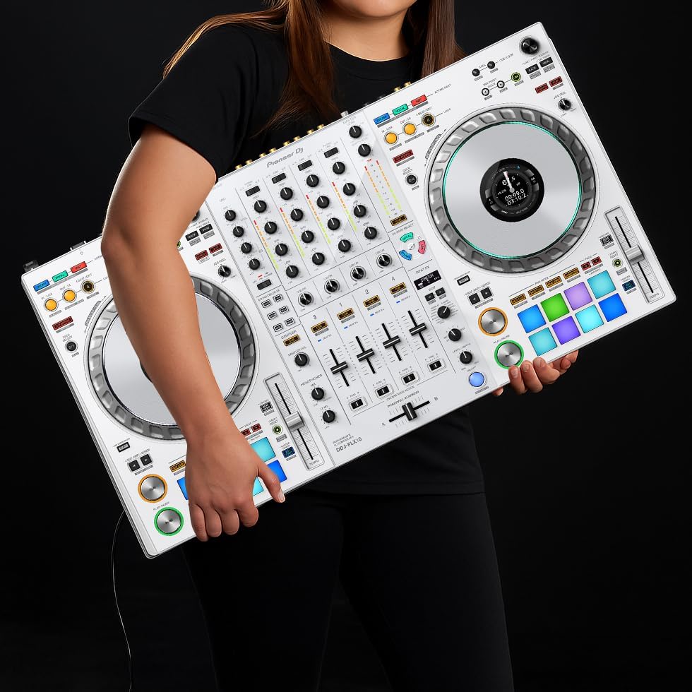 Pioneer DJ DDJ-FLX10 4-Channel Professional DJ Controller – White