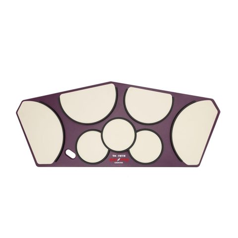 Vic Firth HHPQSR Heavy Hitter Quadropad Practice Pad with Rims – Small