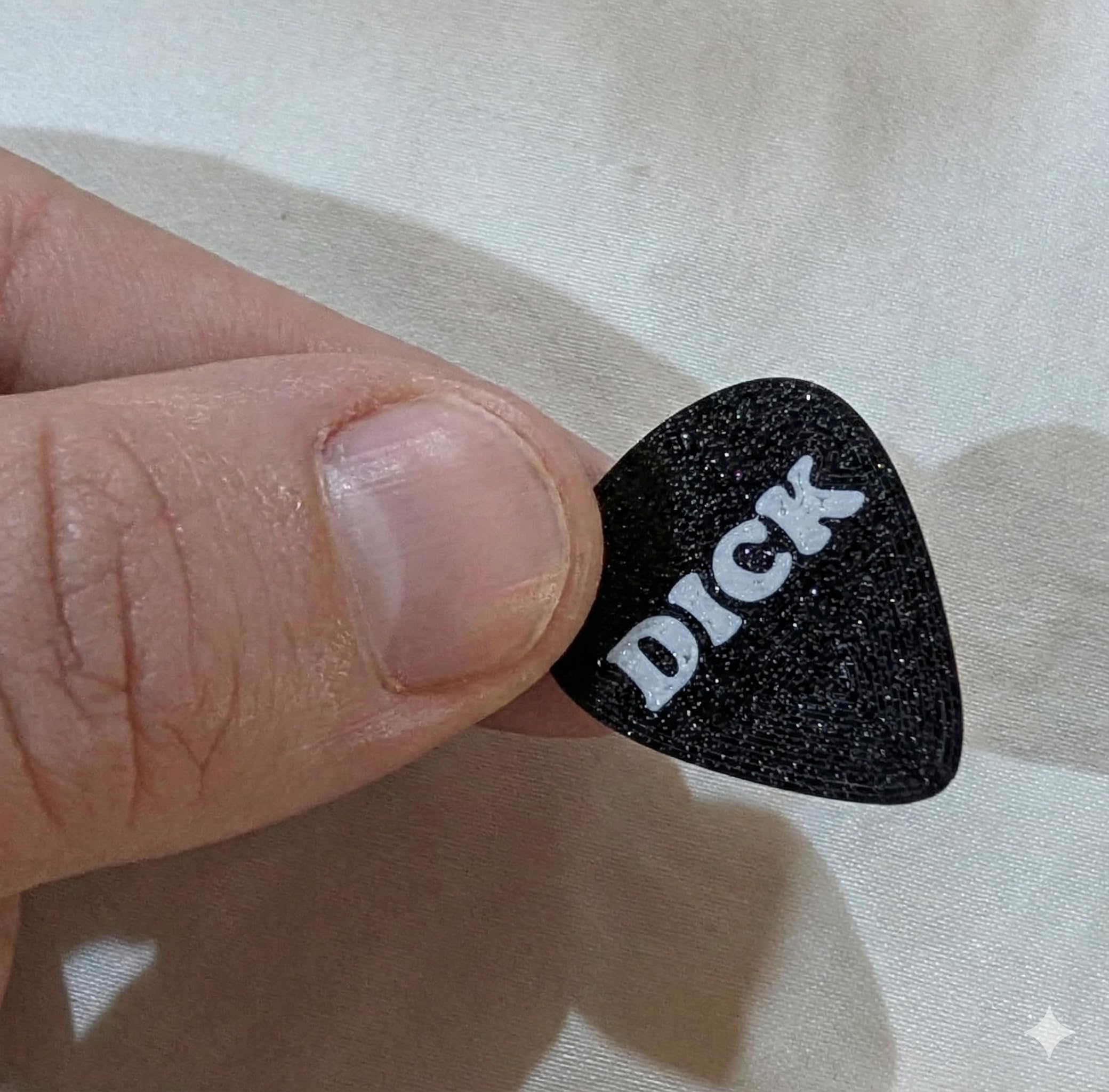 The Dick Pick – Funny Guitar Picks, 5-Pack Medium Gauge (0.8mm)