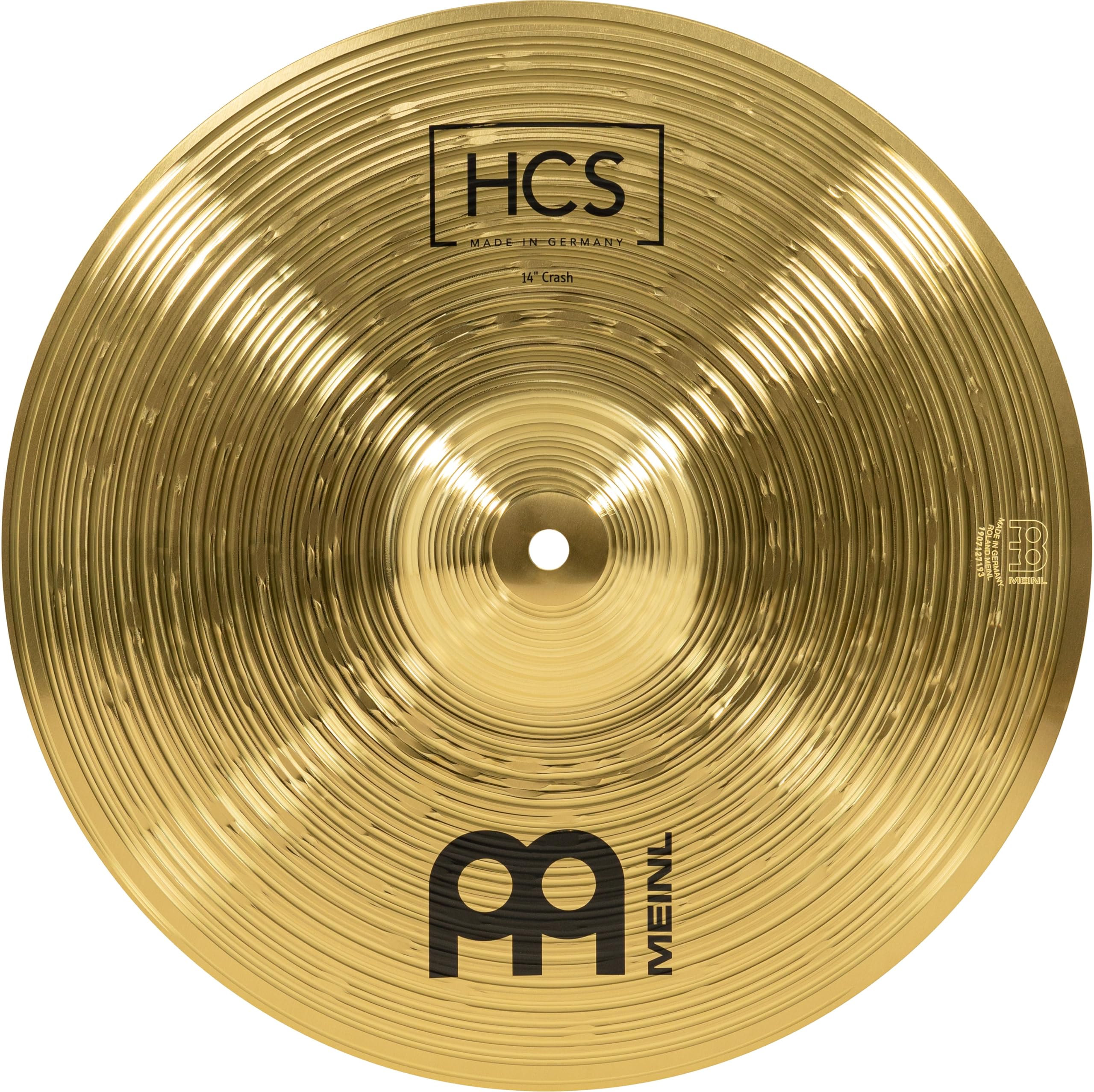 Meinl Cymbals Crash Cymbal for Drums, 14″ HCS — MADE IN GERMANY