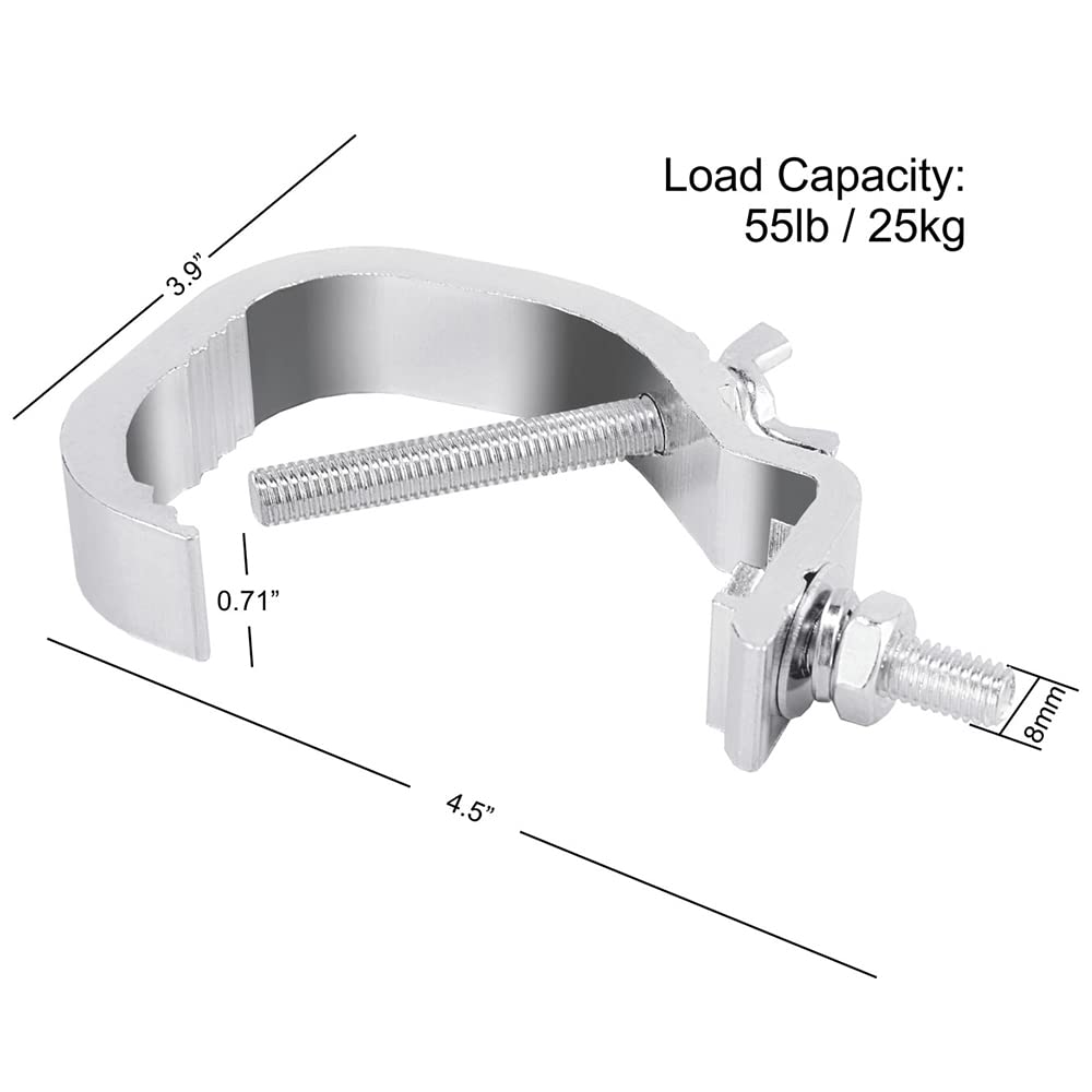 Olaalite Truss C Clamps, 10 Pack 1.18-2 Inch Stage Lights Truss Clamps