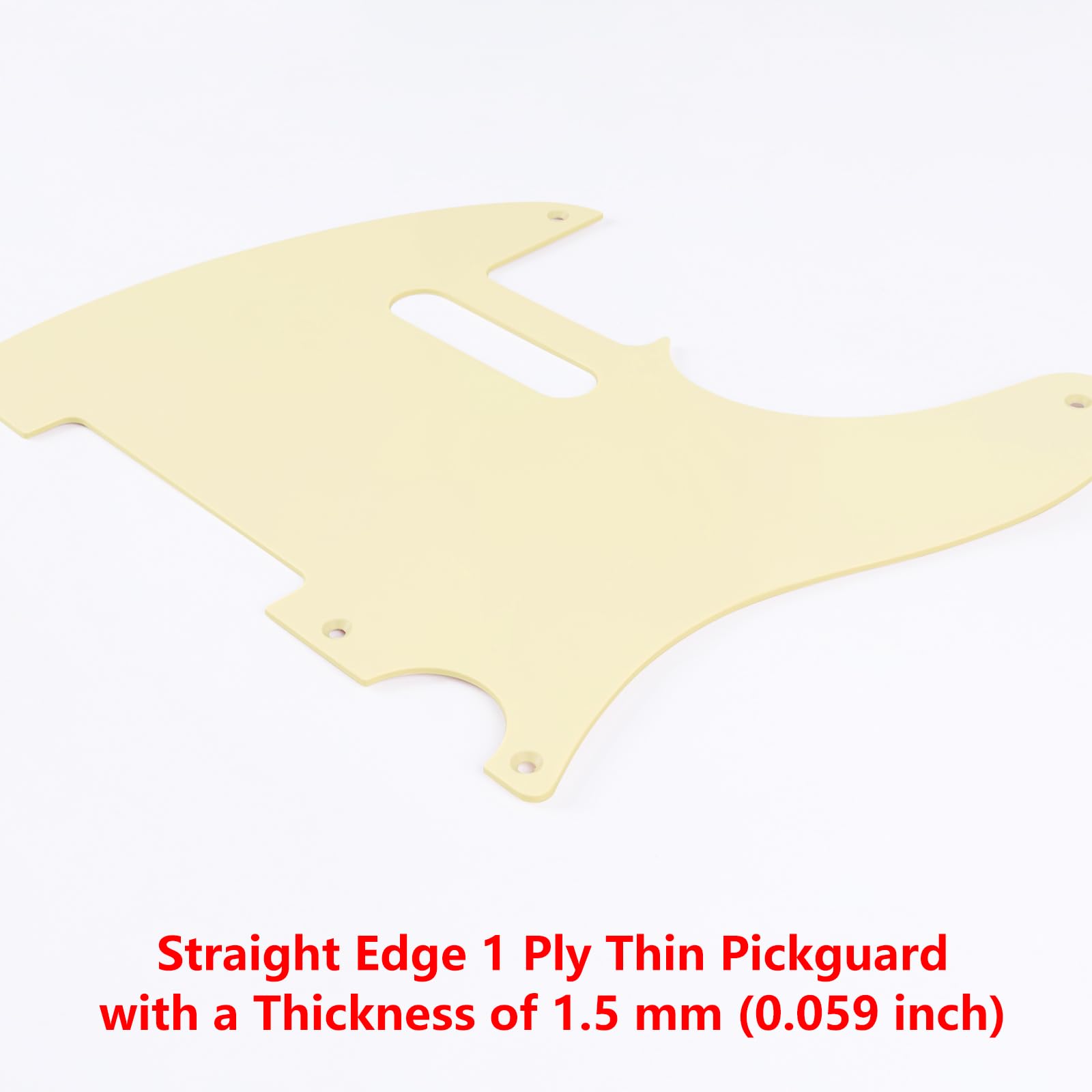 Banworks Vintage Original ’51–’59 5-Hole TL Guitar Pickguard Straight Edge
