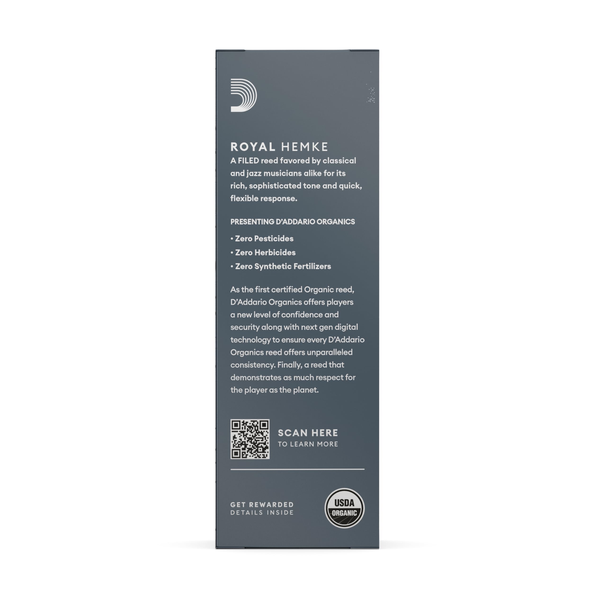 D’Addario RHKP5BSX200 D?Addario Woodwinds Hemke Baritone Sax Reeds, Strength 2.0, 5-pack ()