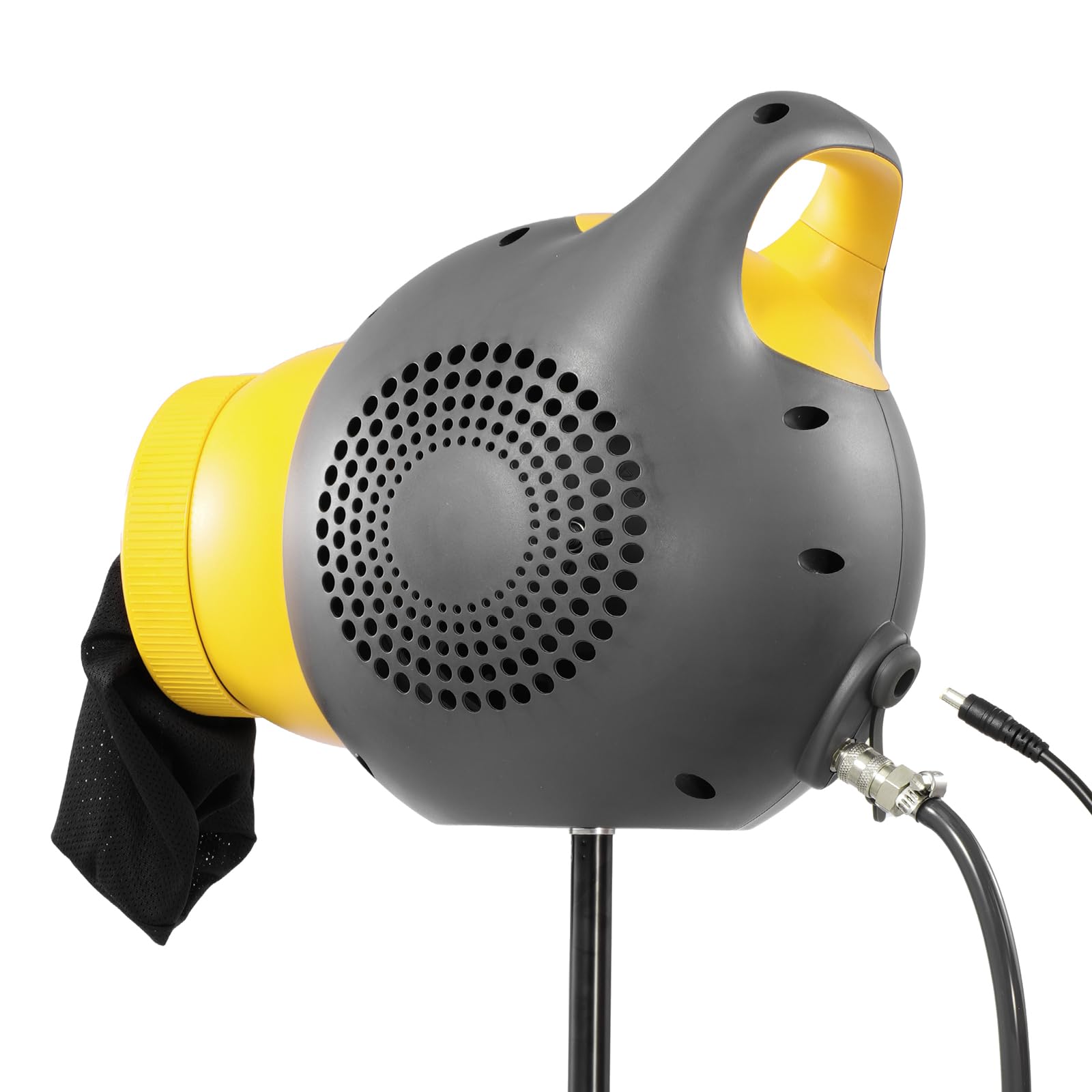 Vevor Foam Machine, 115 W Party Foam Cannon, Portable Foam Maker with Tripod Stand, Backyard, Pool, Outdoor Events, Birthdays, Celebrations, Grey and Yellow