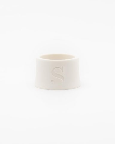 Syos Alto Saxophone Ligature Arctic White, Great Fit for Syos Mouthpieces and Compatible with Alto Sax Rubber Mouthpieces