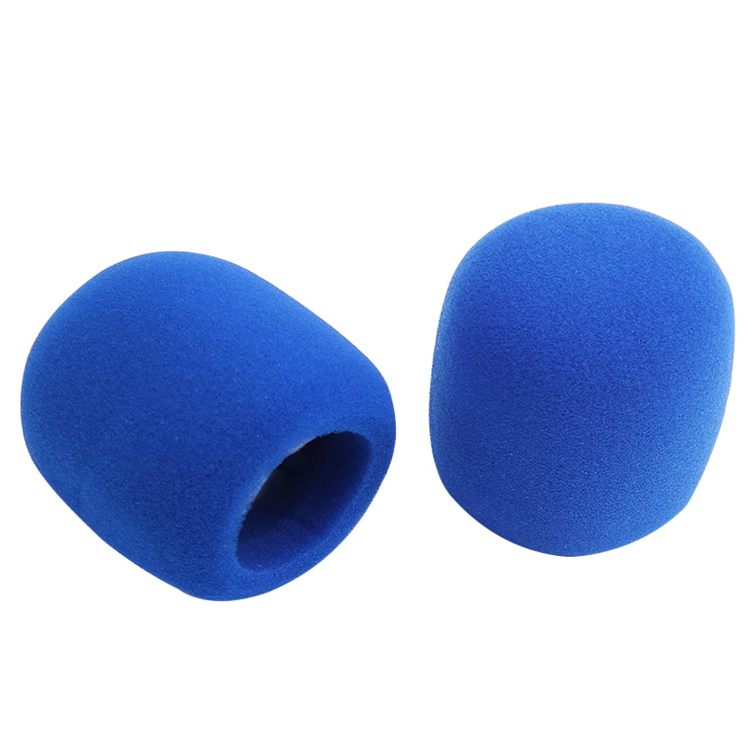 Fielect 2Pcs Microphone Cover Sponge Foam Mic Cover Handheld Microphone Windscreen Shield Protection Micro Foam Filter Black for KTV Broadcasting