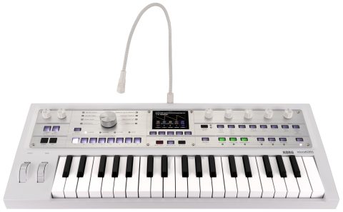 Korg – MicroKorg2 Synthesizer/Vocoder – White (MICROKORG2WH)