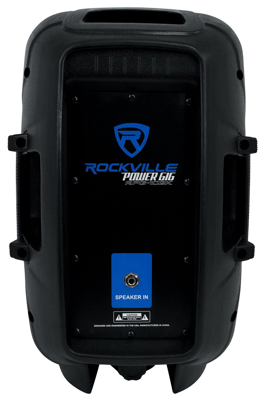 Rockville RPG102K Dual 10″ Powered PA Speaker Package, Mic, Stands, Cables