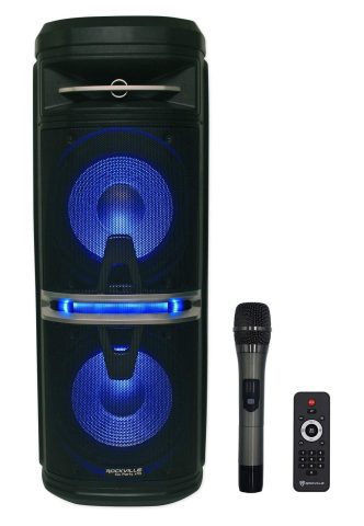 Rockville Go Party X10 Dual 10″ Battery Powered Bluetooth Speaker