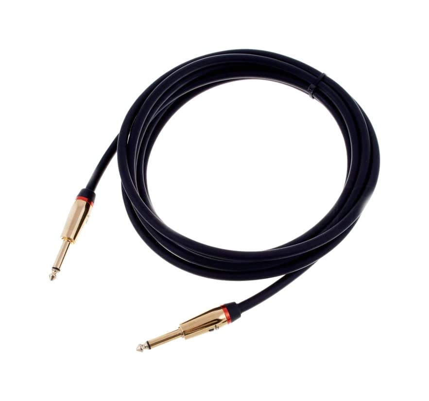 Monster Prolink Rock Instrument Cable. 12 ft Straight to Straight Guitar Cable. 95% Copper Braided Shielded