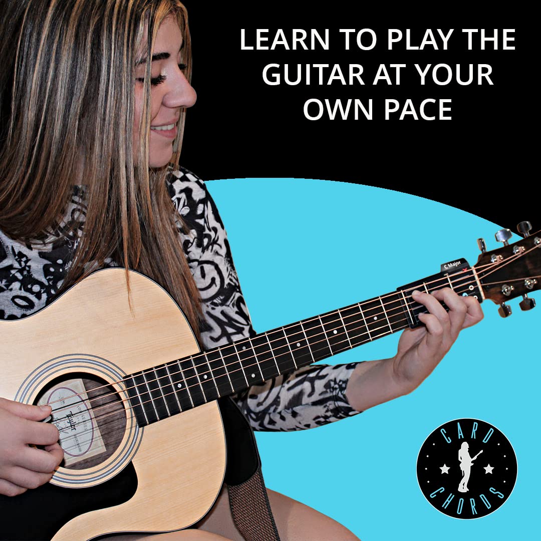 Learn Guitar in Minutes – Deluxe Kit w/Case | Right & Left Handed | Play Real Songs Fast on the Guitar | Perfect for Beginners