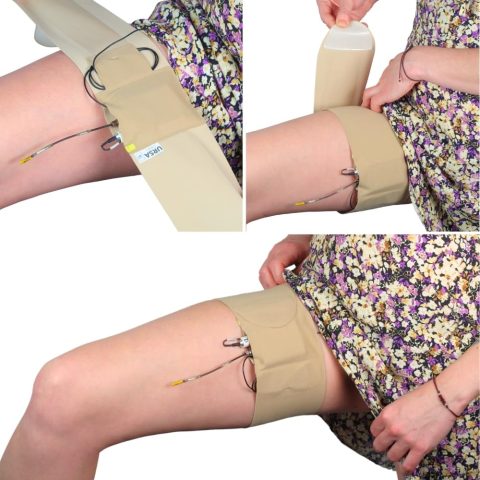 URSA Thigh Straps – Beige (Standard Pouch) 63 x 10cm