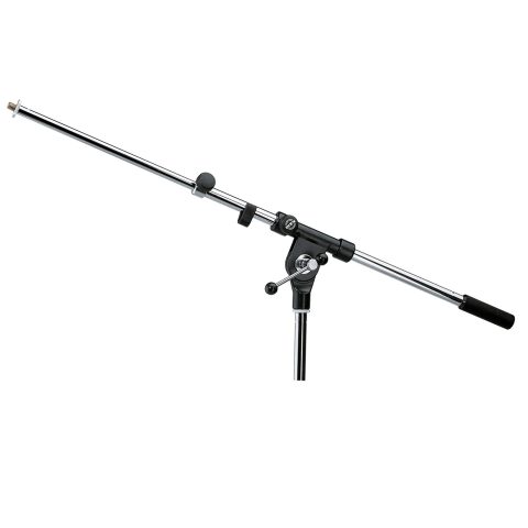 K&M – König & Meyer 21110.500.02 – Classic Two-Piece Telescopic Boom Arm – Smooth, Silent and Scratch Free Position Changes – Professional Grade for all Musicians – German Made – Chrome