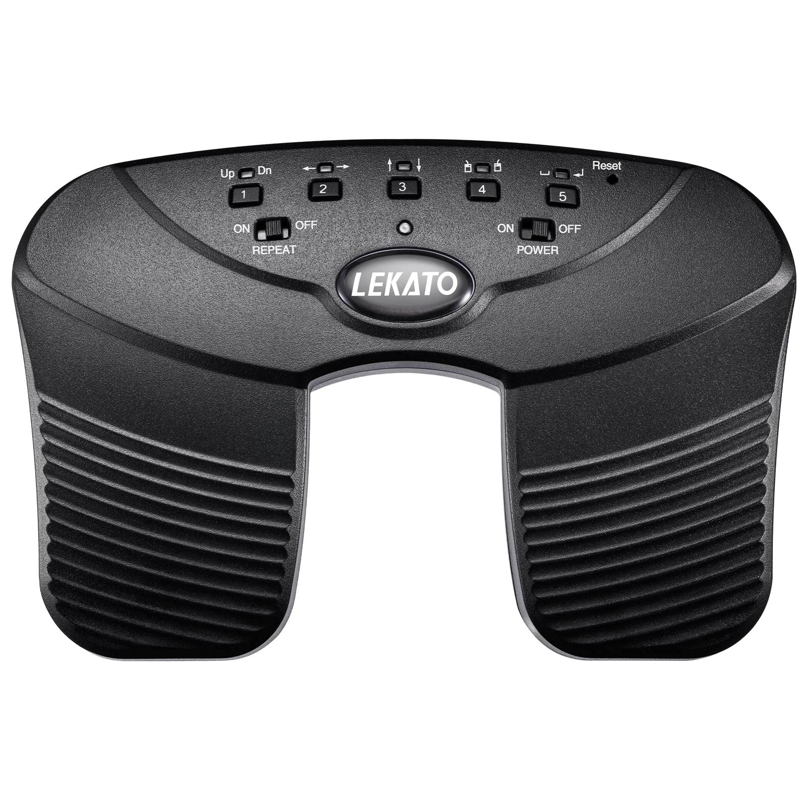 LEKATO Wireless Bluetooth Page Turner Pedal Music Page Turner Pedal for Ipad,Tablets Android IOS Phones Rechargeable Foot Pedal Silent Page Turner Ipad for Hands-Free