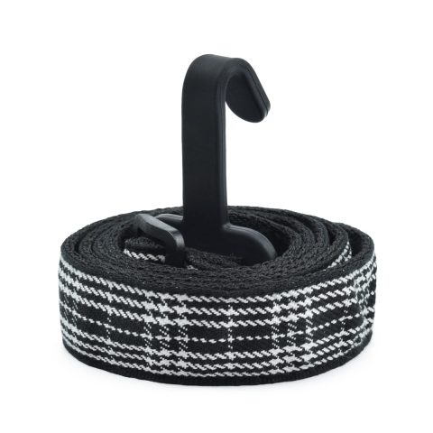 CLOUDMUSIC Ukulele Strap Clip On, Black Strip