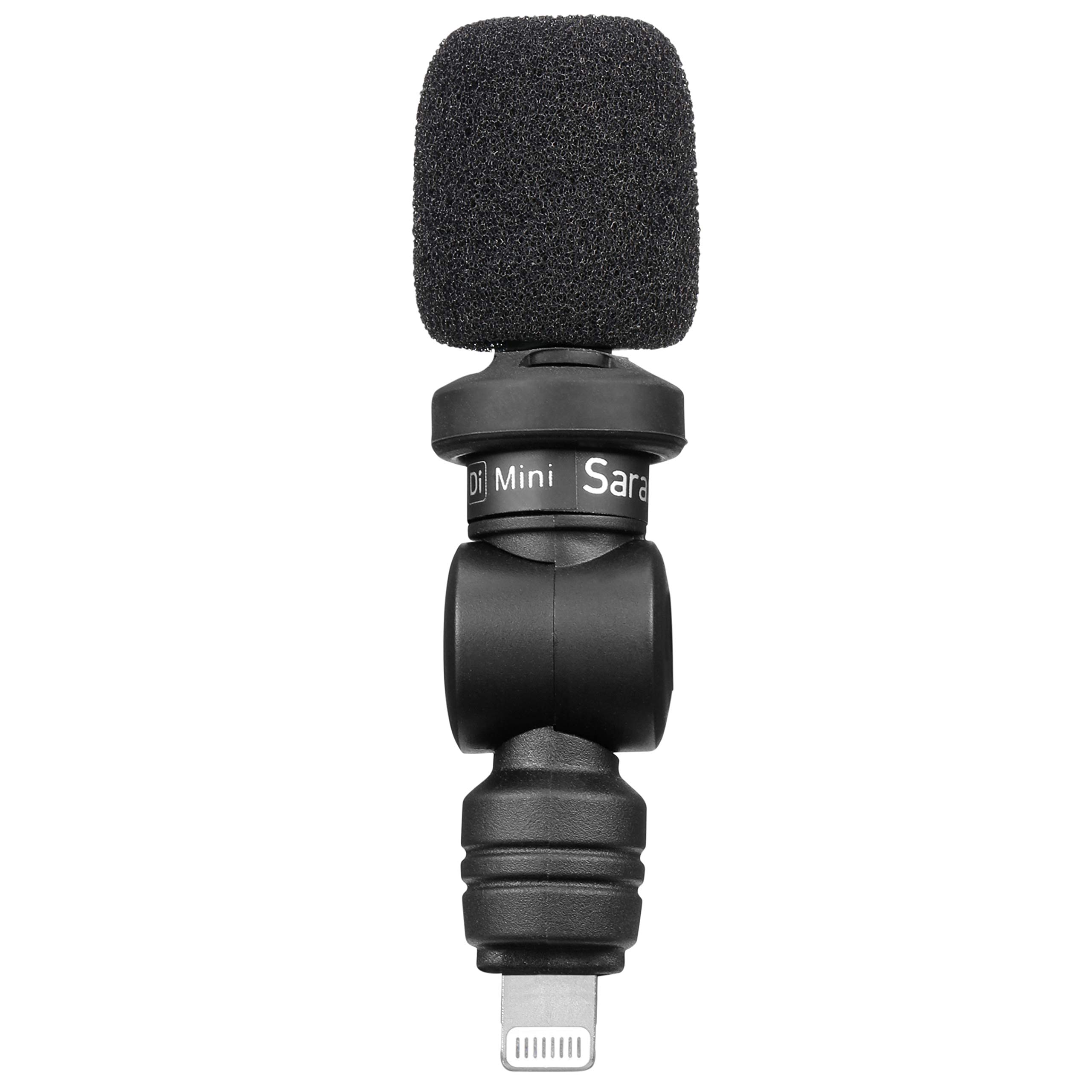 Saramonic SmartMic Di Mini | Ultra-Compact Omnidirectional Condenser Microphone with Lightning for iPhones & iPads