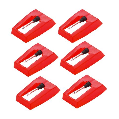 6 Pack Record Player Needle, Diamond Replacement Stylus Needle for Vinyl Record Player ION Jensen Crosley Victrola Sylvania Turntable Phonograph LP