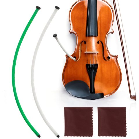 Kathfly 2 Pcs Violin Humidifier F Hole with Cloth,White, Green