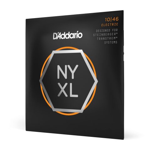 D’Addario Electric Guitar Strings, NYXL Double Ball Ends, NYXLS1046, 6-String Set, Regular Light 10-46, Pack of 1