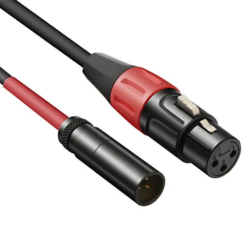 JOMLEY Mini XLR Male to XLR Female Microphone Audio Cable – 3.3ft