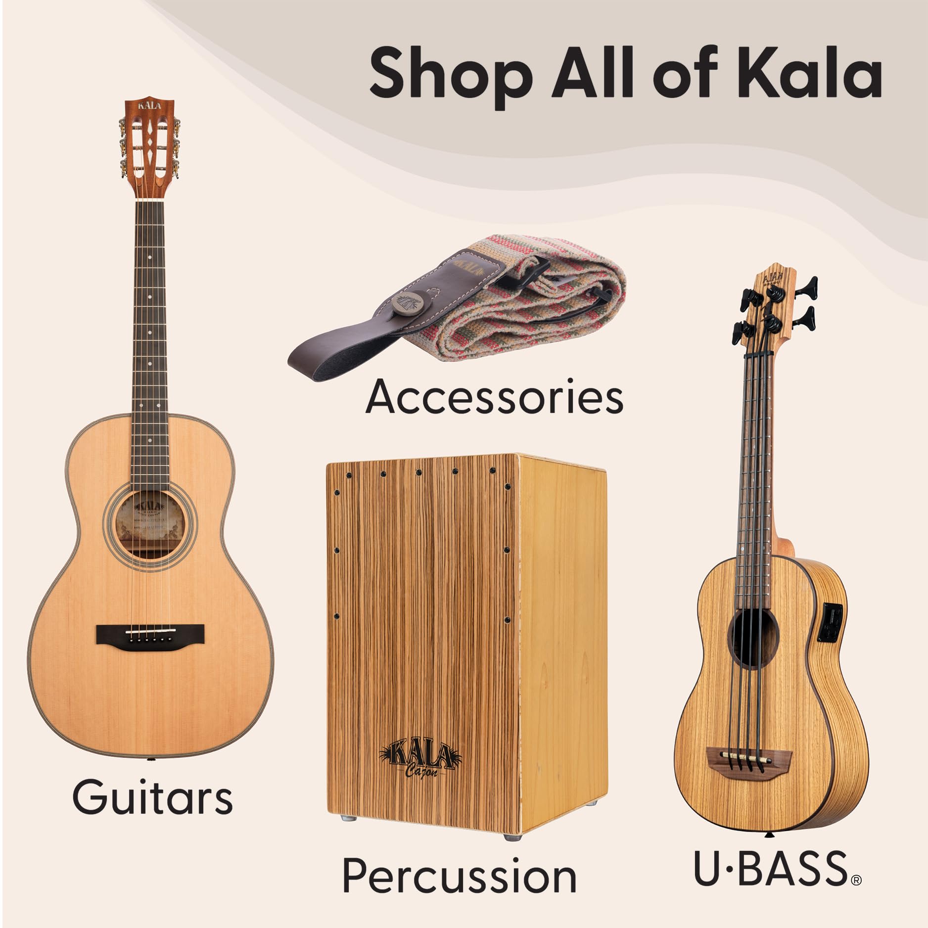 Kala KA-WMT Soprano Waterman Ukulele – Maritime Red Transparent