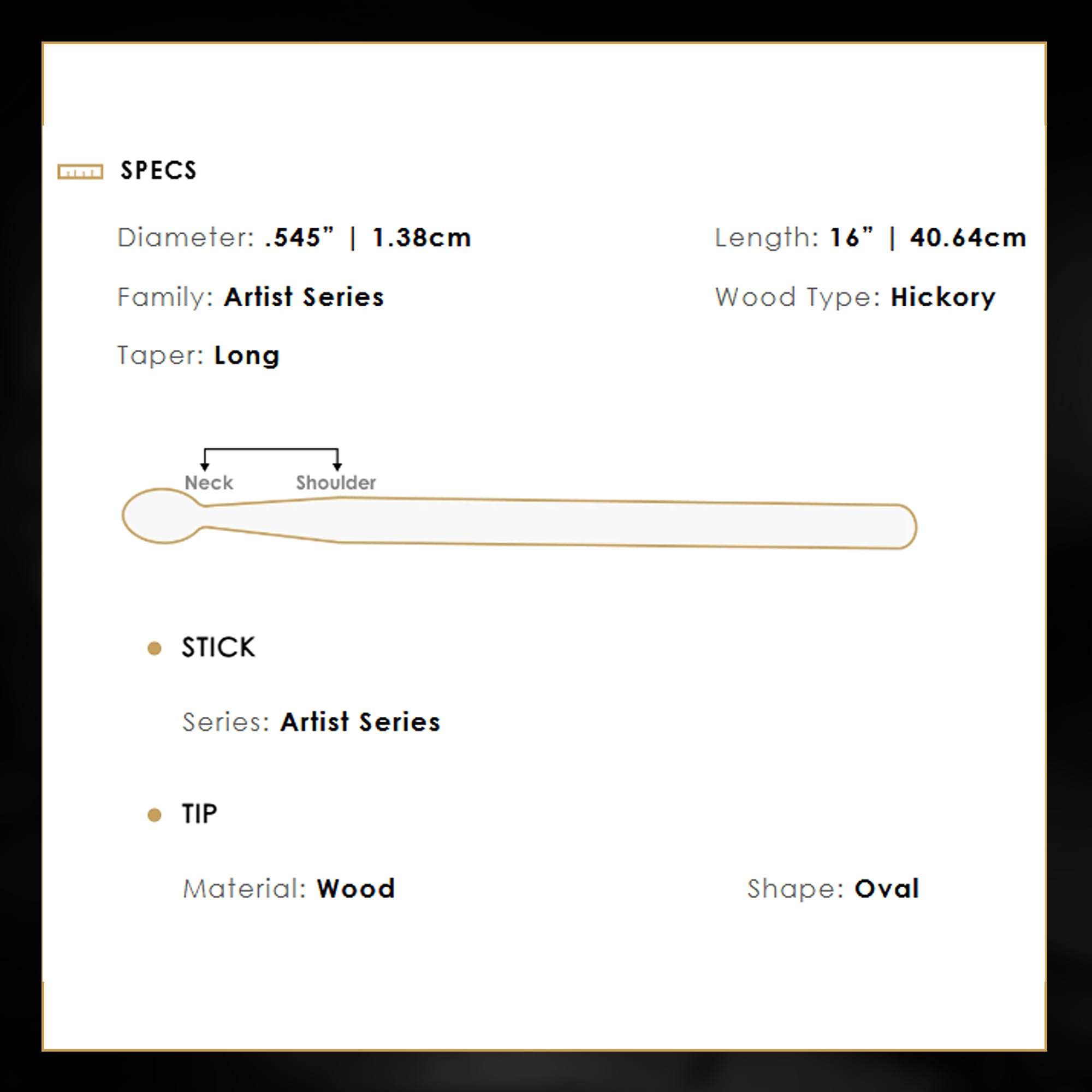 Zildjian Ringo Starr Artist Series Drumsticks