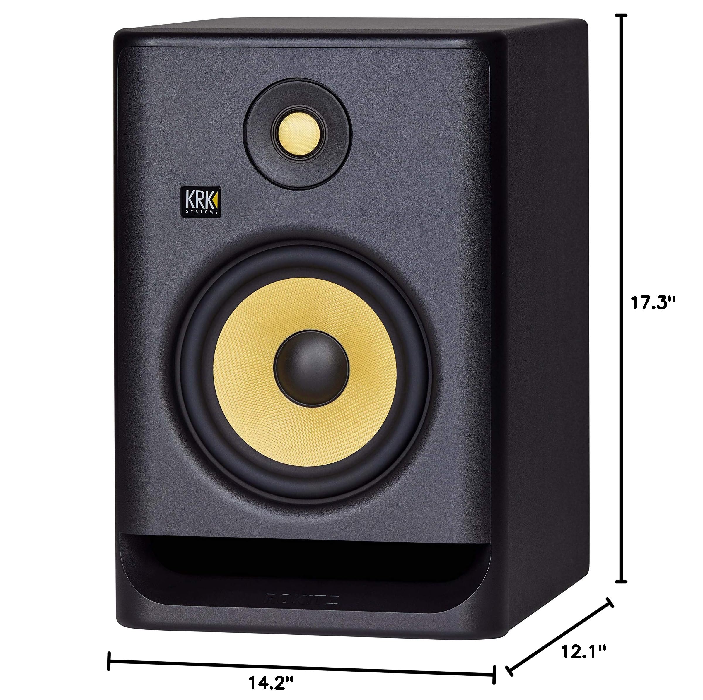 KRK ROKIT7G4 KRK 7″ POWERED MONITOR,Black