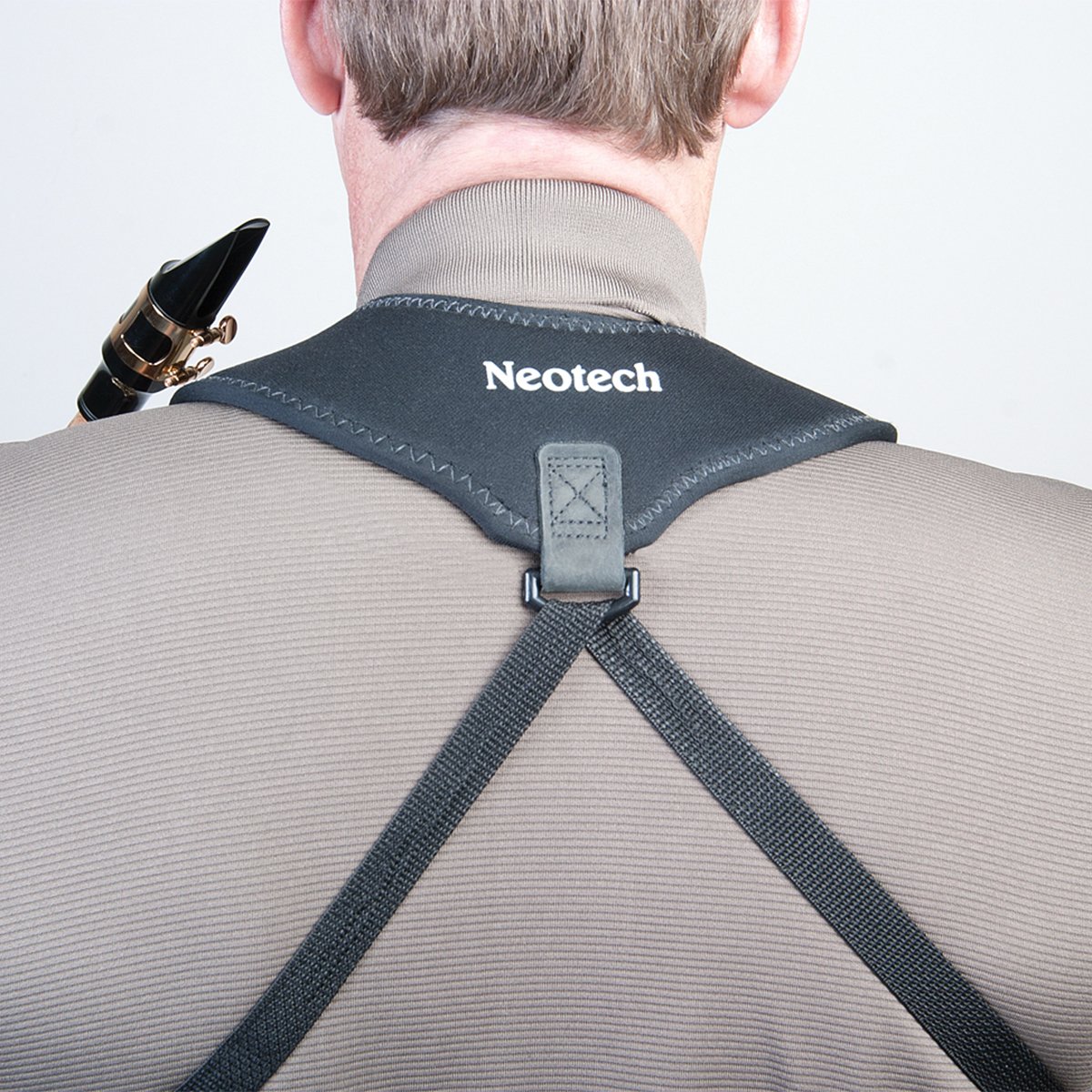 Neotech Super Harness – Regular – Swivel Hook – Saxophone Strap – Adjustable Strap for Bass Clarinet Harness, Saxophone Accessories, Black – Made in USA