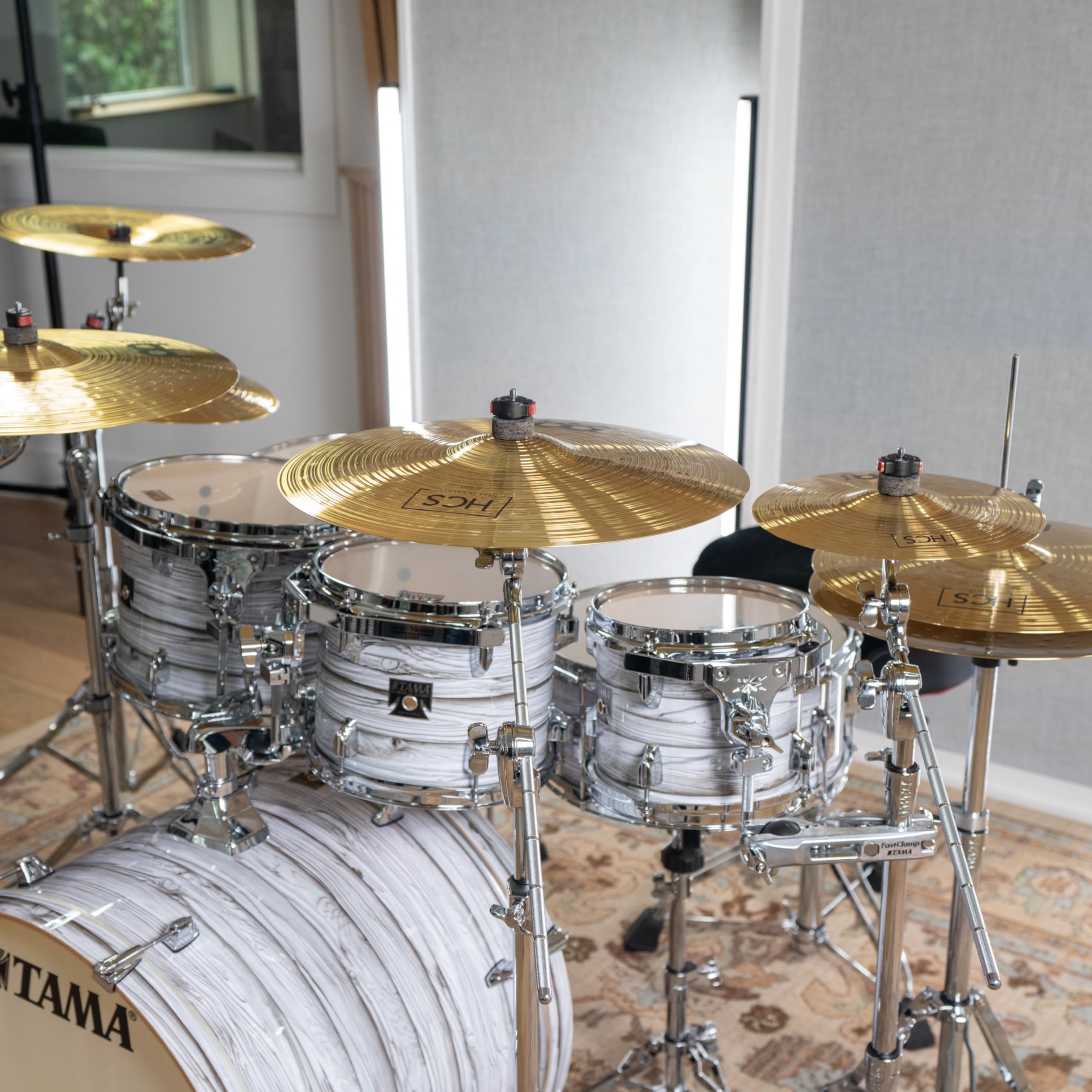 Meinl Cymbals Super Set Box Pack with 14” Hihats, 20” Ride, 16” Crash, 18” Crash, 16” China, and a 10” Splash – HCS Traditional Finish Brass – Made In Germany, 2-YEAR WARRANTY (HCS-SCS)