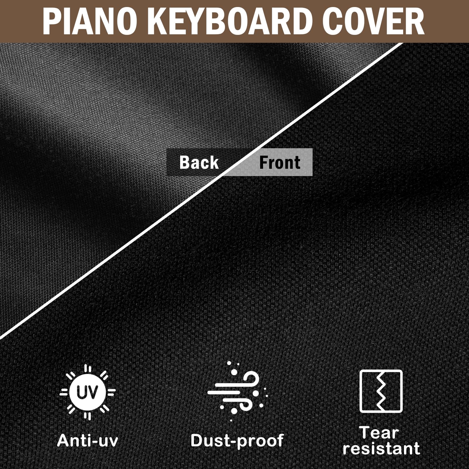 GOGHOST 88 Keys Digital Piano Keyboard Dust Cover