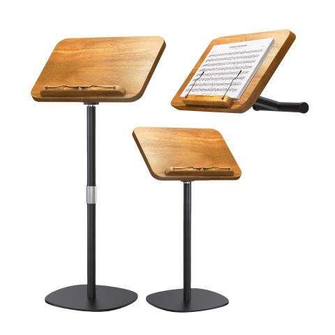 2-in-1 Dual-Use Music Stand & Tabletop Stand, 16.5″–51″ Height Adjustable