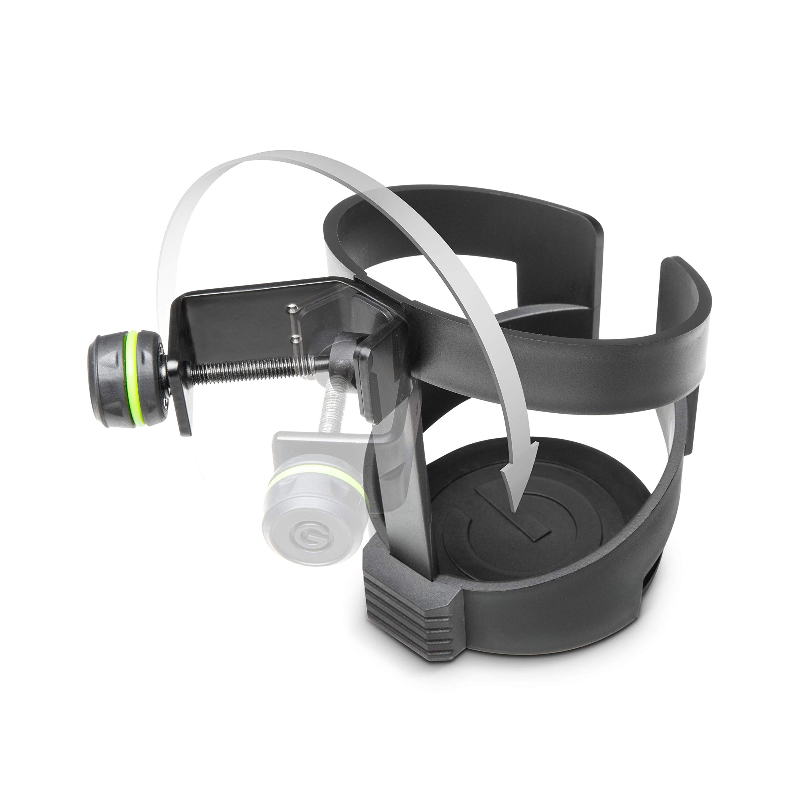 Gravity Stands MA Drink L Large Drink Holder for Microphone Stands,Black