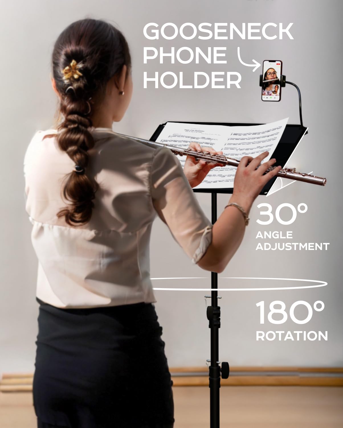 Projector Stand Tripod, Tall Floor Stand, Adjustable Height 27″ to 62″