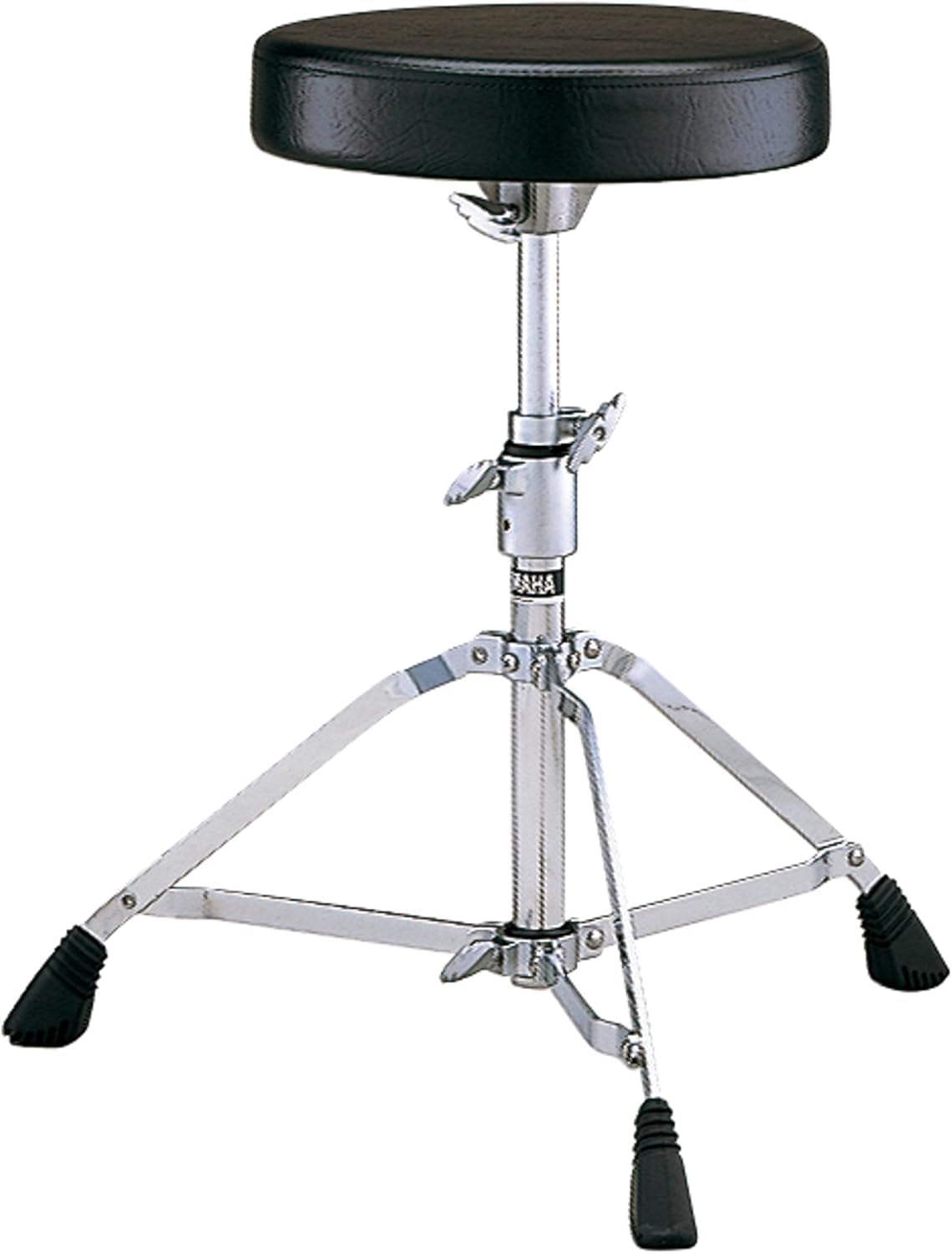 Yamaha DS750 DS-750 Drum Throne ? Medium Weight, 2.5″ Padded Seat, Adjustable Height, Single-Braced Legs, Portable Design