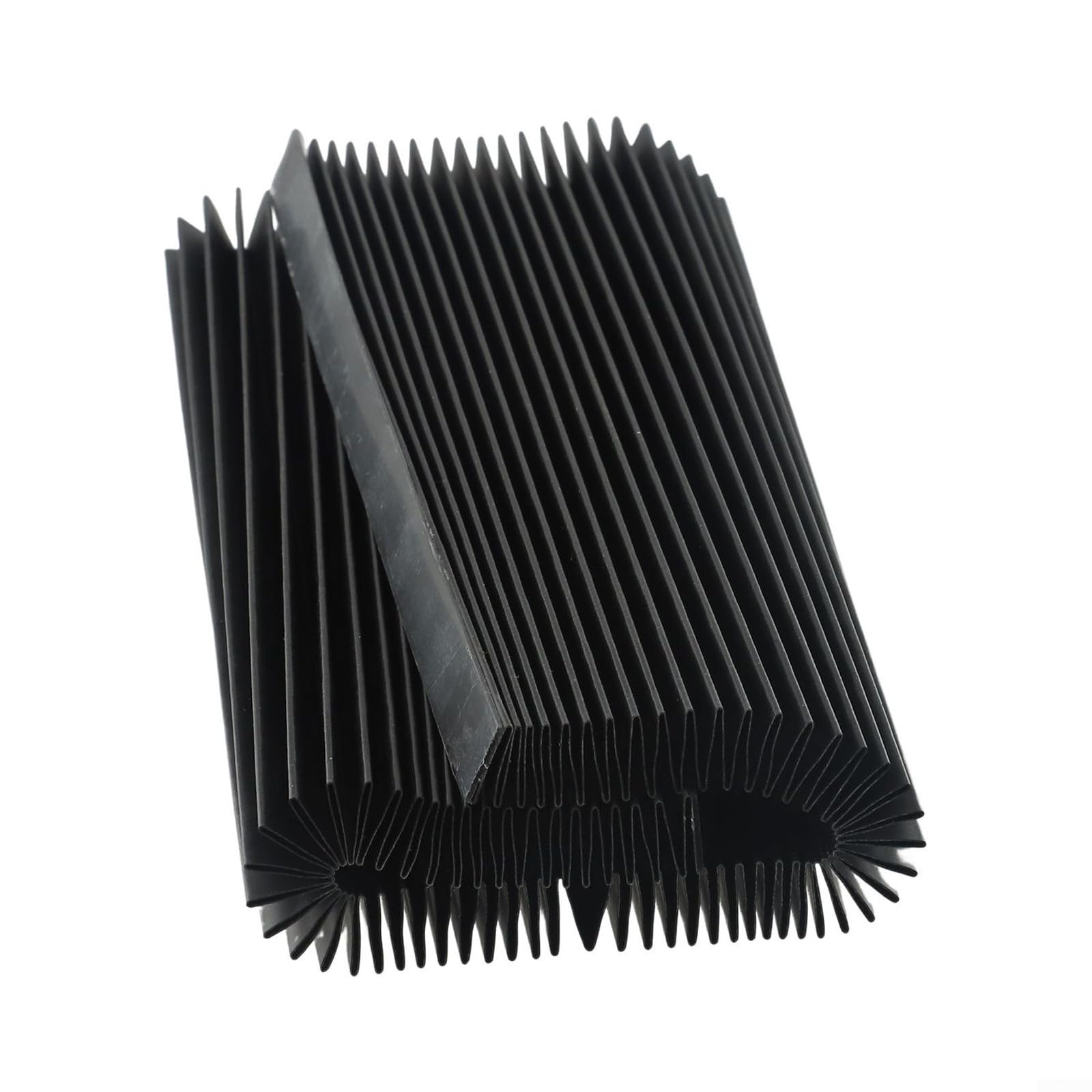 CNC Machine Accordion Cover, Accordion Way Cover Protective, Rubber Flexible Cover Milling Machine 3-proof Cloth Protective, Flat Bellows Cover, L 1500MM* H 15mm (Width 300mm)
