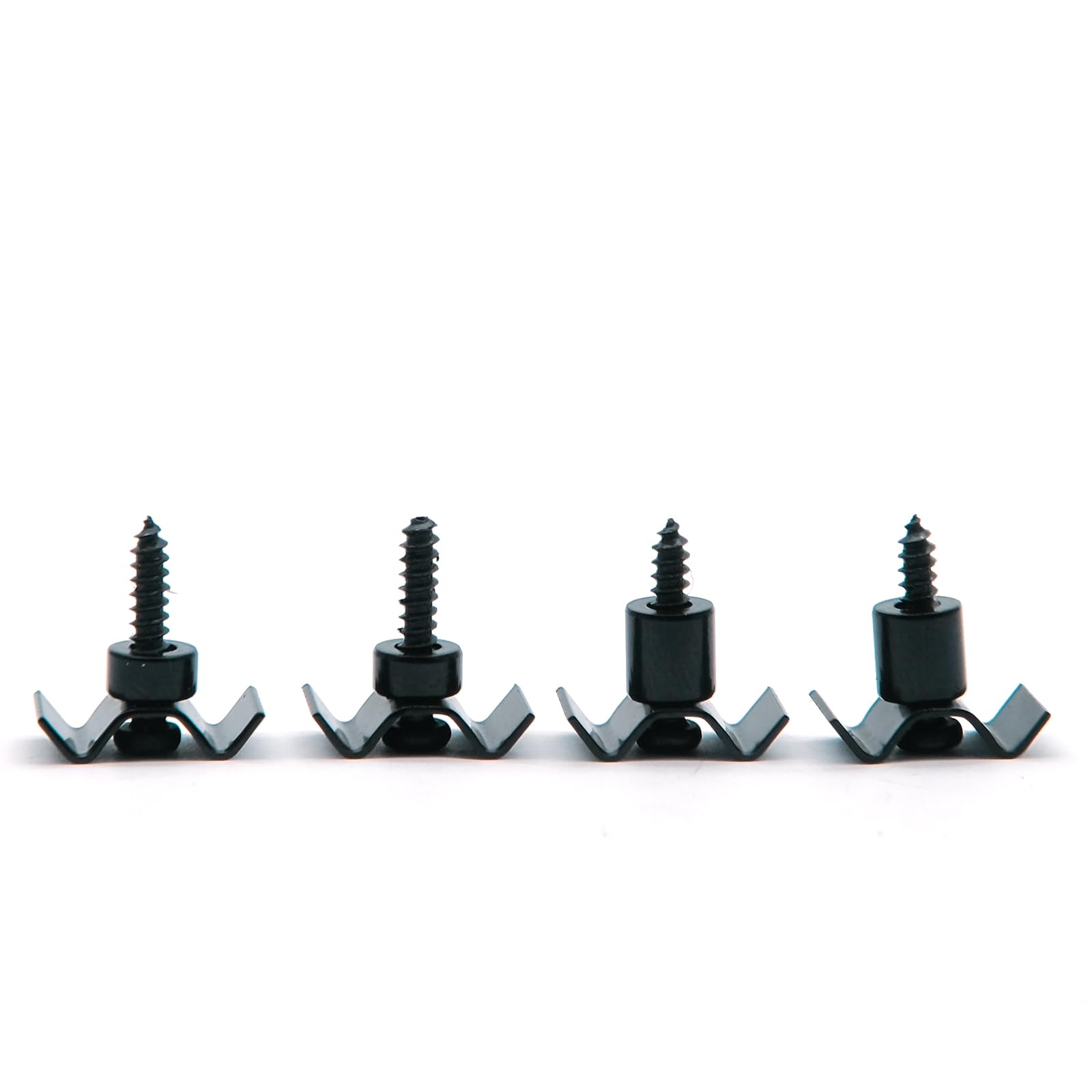 harpfeas 4PCS Metal Vintage Style Guitar String Trees Guides Retainers for Fender Strat or Tele Style Electric Guitar (Black)