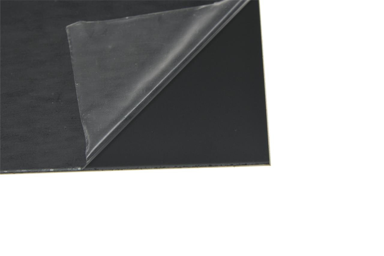 Dopro Uncut 11″x17″ DIY Blank Guitar Bass Pickguard Material Sheet Scratch Plate Material Sheet 29x43cm Matte Black 1 Ply (Cut Your Own Pickguard)