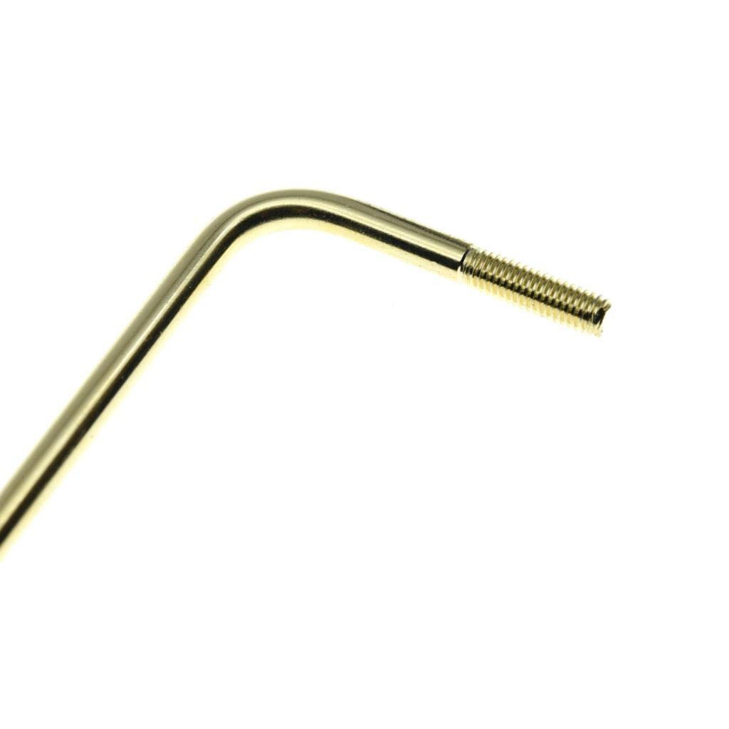 KAISH Stainless Steel USA Thread Tremolo Trem Arm Whammy Bar Fits American/Mexican Standard or Vintage Strat Gold with 3 Tips